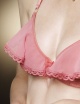 SS14 Almost Famous Silk Flounce Pretty Bra (Pink)